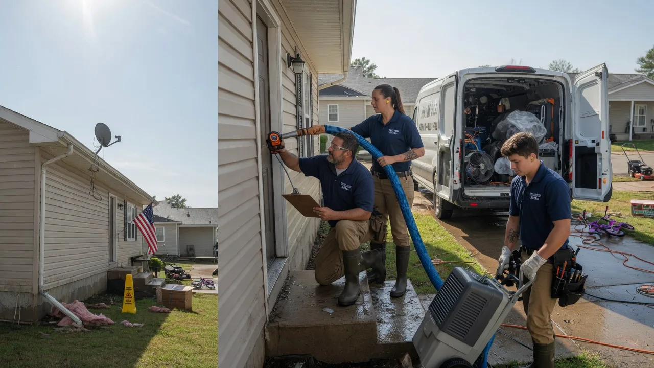 Ceiling Water Damage Restoration in Deep River, IA near me